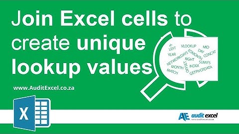 Join text together in Excel- formula and shortcut.