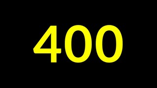 400 Seconds Countdown Timer With Sound Effect