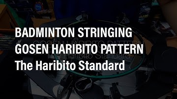 [KK SPORTS] Badminton Stringing Gosen Haribito Pattern The Haribito Standard 28X28 Astrox 88S 66UM