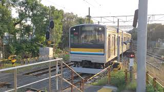 【鶴見線】海芝浦行き到着＠浅野駅 Tsurumi line for umi-shibaura now slowly arriving at Asano sta kanagawa Japan;⁠)