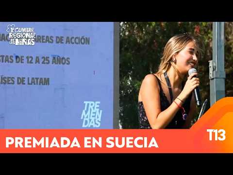 Joven chilena ganó premio mundial de acción climática