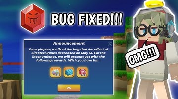Free 350 Gcubes Ticket And Leeching Bug Fixed!! [Blockman Go]