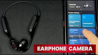 MusicCam World’s 1st Bone Conduction Headphones with Camera, Hand-Free POV Camera Headphones