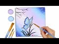 How to Paint Butterfly Easy Acrylic Painting for Beginners | Joy of Art