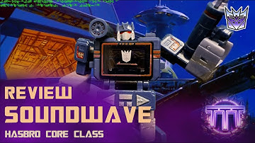 Review: Hasbro Core Class Soundwave - ToyTesterTeo Toy Collection