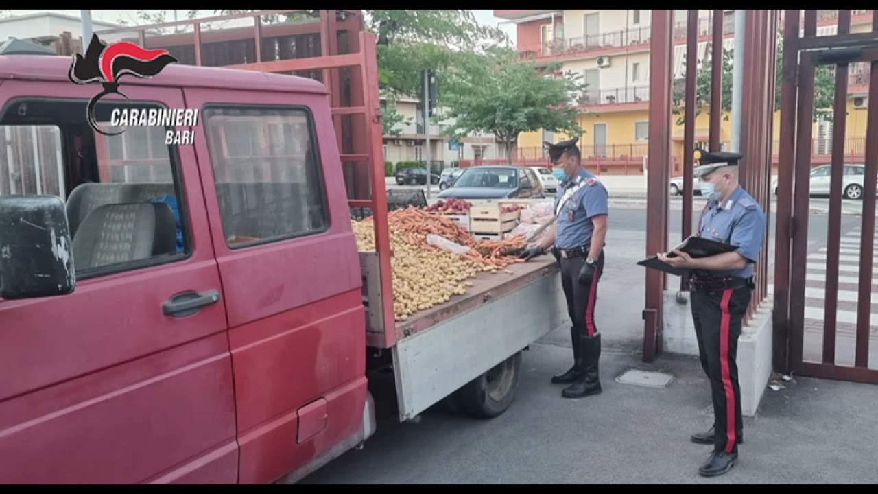 Frutta e verdura vendute in strada senza autorizzazioni: ambulanti abusivi sanzionati a Modugno