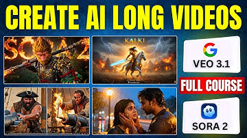 How to Make Long YouTube Videos Using Sora 2 and VEO 3.1 | FULL COURSE
