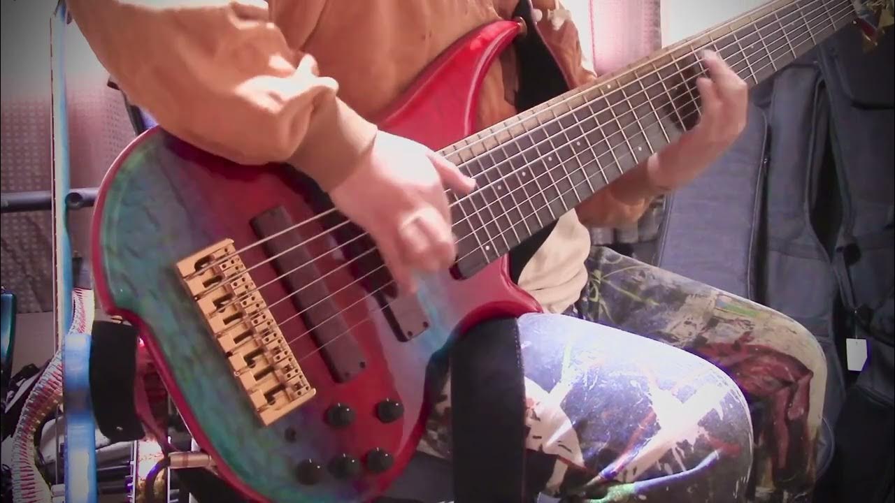 8弦ベースでしか弾けないスラップ 8strings bass guitar YouTube