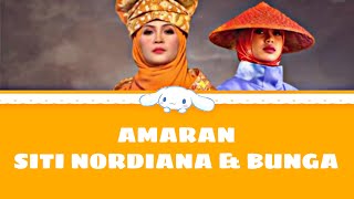 Siti Nordiana & Bunga- Amaran (Lirik)