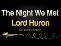 Lord Huron - The Night We Met (Karaoke Version)