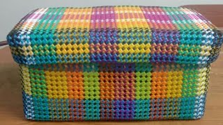 storage basket making easy clear tutorial part 2/2