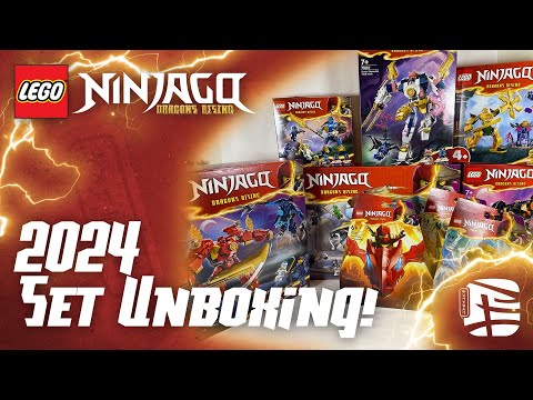 NINJAGO 2024 Sets EARLY UNBOXING! | Dragons Rising Season 2