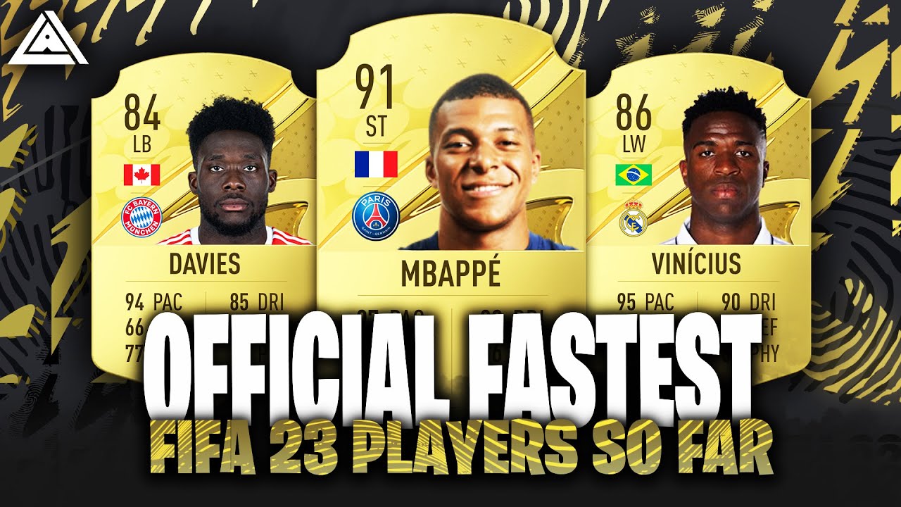 FIFA 23 fastest players with the best pace stat