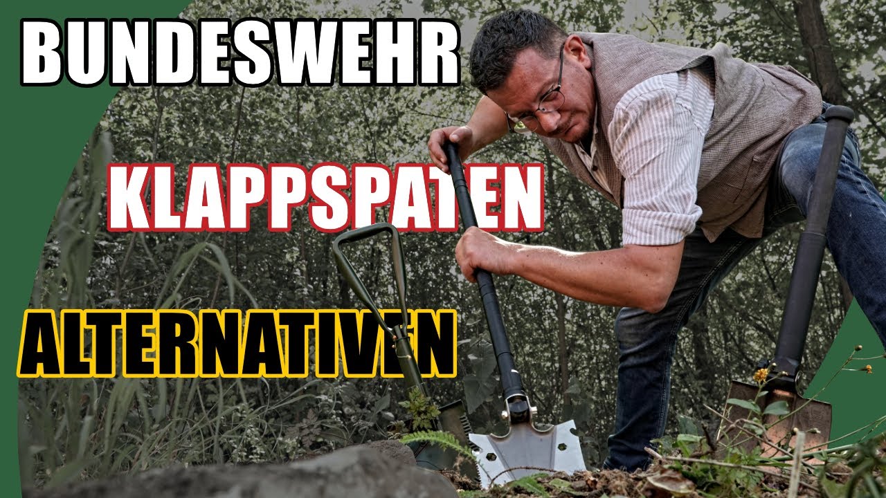 Bundeswehr Klappspaten Alternative? NEXTORCH MT30 & GLOCK M96 Original - Multifunktions-Klappspaten