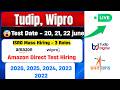 😱Tudip GET Hiring Started | Amazon Direct Test Hiring 2026 | ISRO, Wipro Mass Hiring | hire me plz