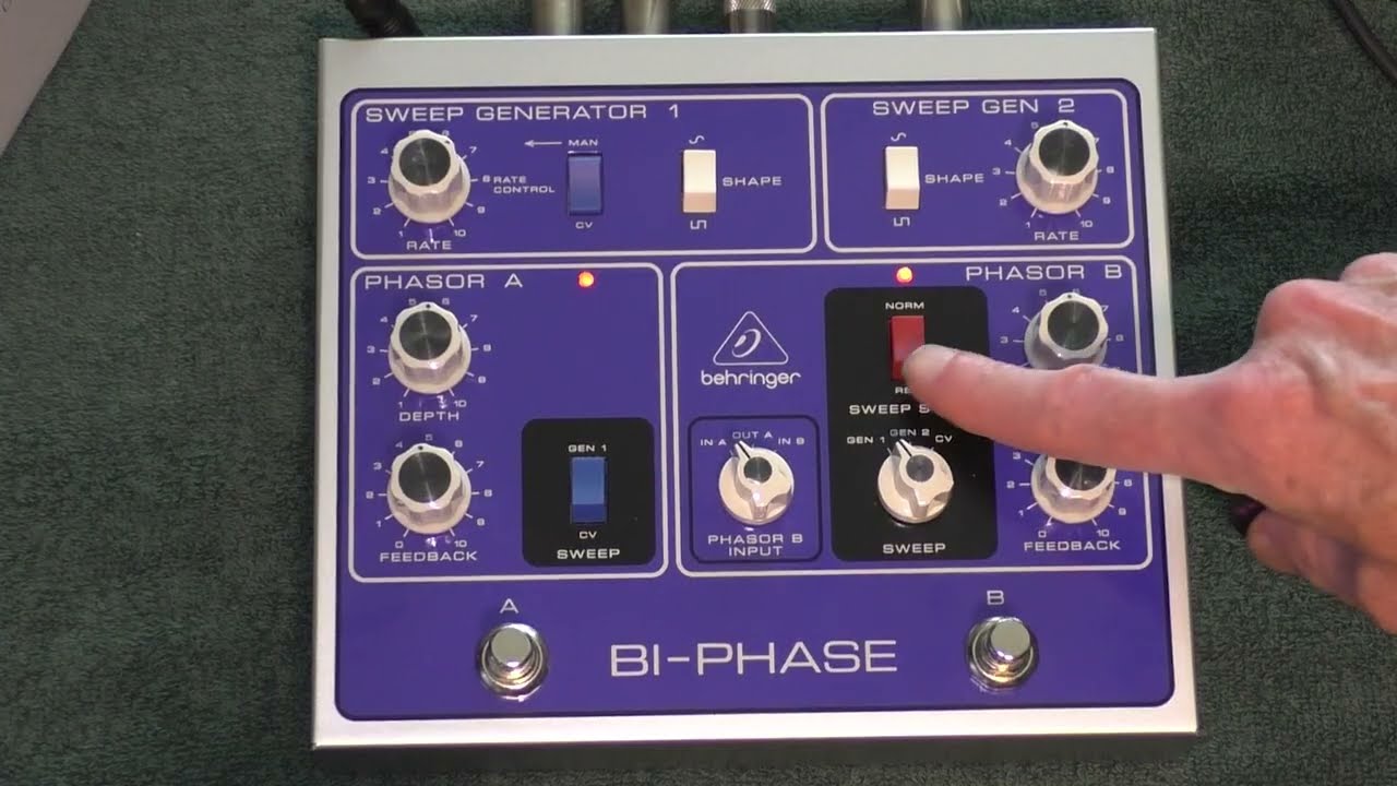 Behringer Bi-Phase (Dual-Phase) Stereo Phasing Effects External