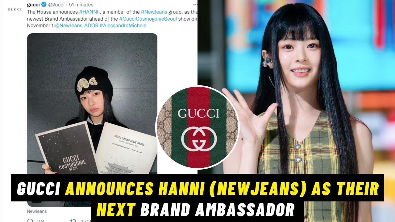 Gucci announces NewJeans Hanni as their next brand ambassador 