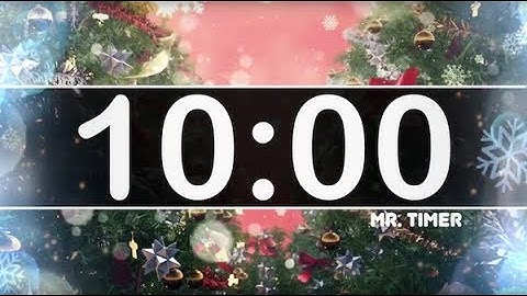 10 Minute Timer with Christmas Music - Jingle Bells - Instrumental Christmas Music for Kids!