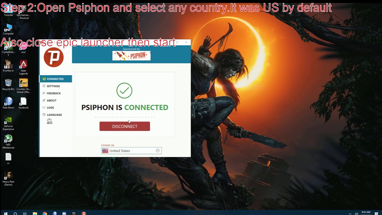 How To Fix Error As 1041 In Epic Games Launcher Fortnite Login Error Fix Youtube