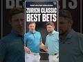 The 3 Best PGA Bets for The Zurich Classic! #shorts