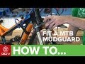 How To Fit A Mountain Bike Mudguard - Fit An SKS Shockboard