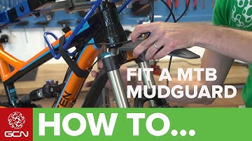 How To Fit A Mountain Bike Mudguard - Fit An SKS Shockboard