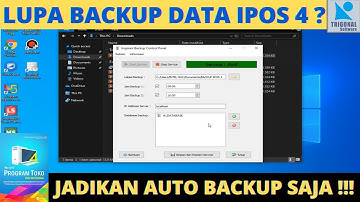 WAJIB ! Jangan Sampai Lupa Backup Database. Jadikan IPOS 4 Auto Backup | Program Ipos 4 | Tutorial