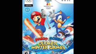 Video thumbnail of "Mario & Sonic at the Olympic Winter Games (Wii) - Short Track (1000m Freestyle) Music"