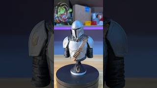 3D Printed Mandalorian Bust Looks Amazing Even With My Awful Painting Skills