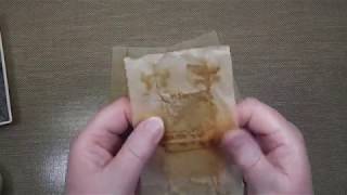 Preparing Tea Bags For Art Projects