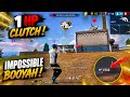 1 HP Clutch 😱🔥 | Impossible Booyah | Free Fire