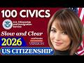 2026, Random 100 civics questions and answers - U.S. citizenship interview I N400 Interview #n400