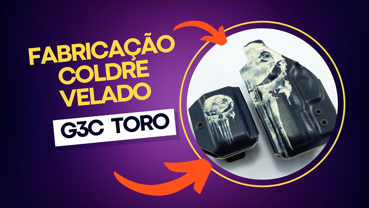 Fabricação coldre velado G3c TORO