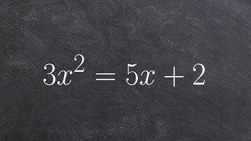 How to solve a quadratic equation by factoring long method by setting equal to zero
