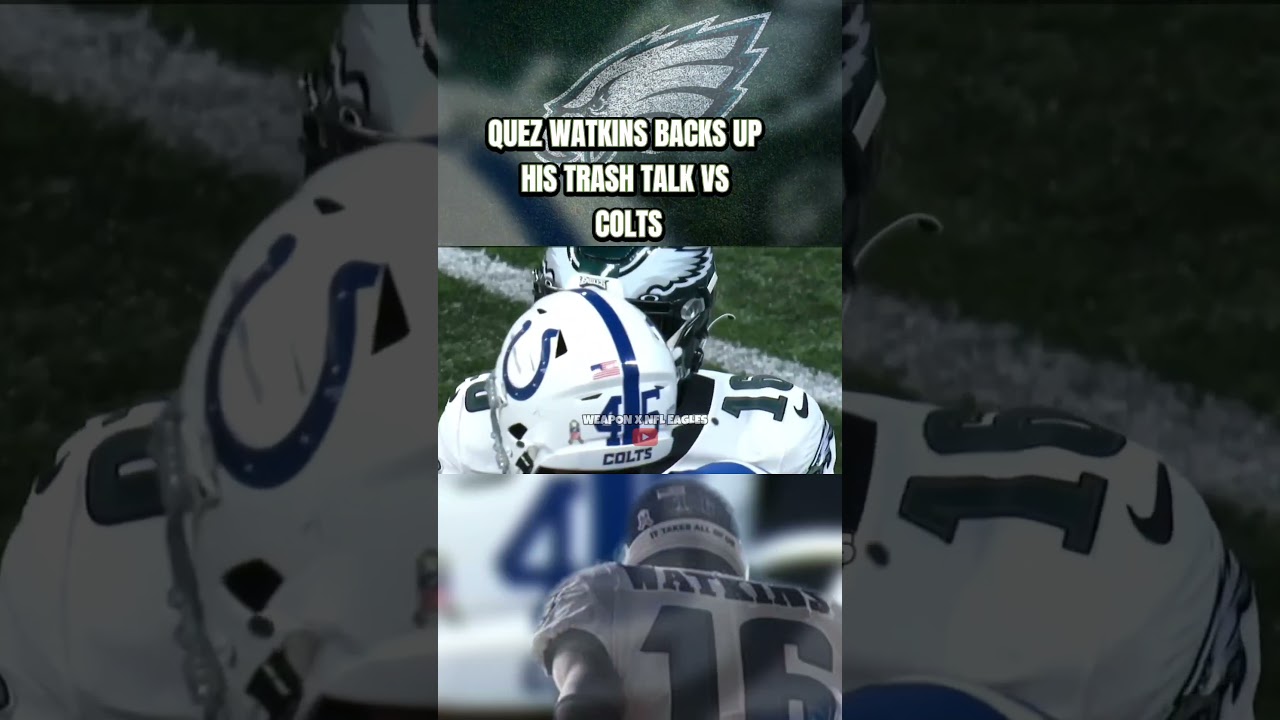 Quez Watkins Backs Up His Trash Talk vs Colts: Philadelphia Eagles 