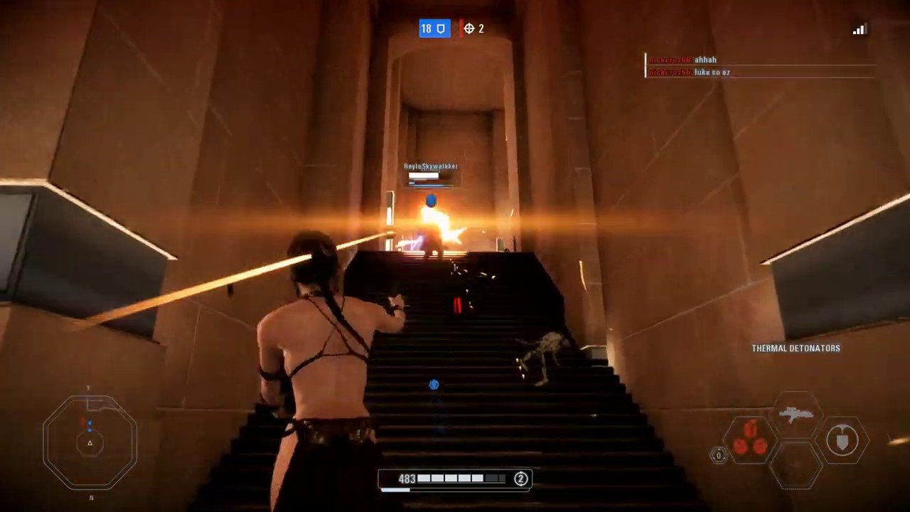 Star Wars  Battlefront 2 - Slave Leia in HVV (Mod)