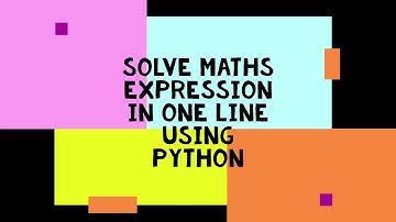 Solve math using python | solve math expression using python|Python short video| python for beginner