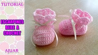 código postal Sentido táctil Colibrí DIY como tejer escarpines, botitas, patucos para bebe a crochet, ganchillo  AJUAR - YouTube