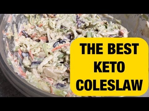 SUGARFREE KETO COLESLAW | Be the hero of your next BBQ