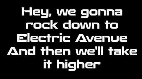 Electric Avenue Lyric Video version - Lyric Video performance video thumbnail