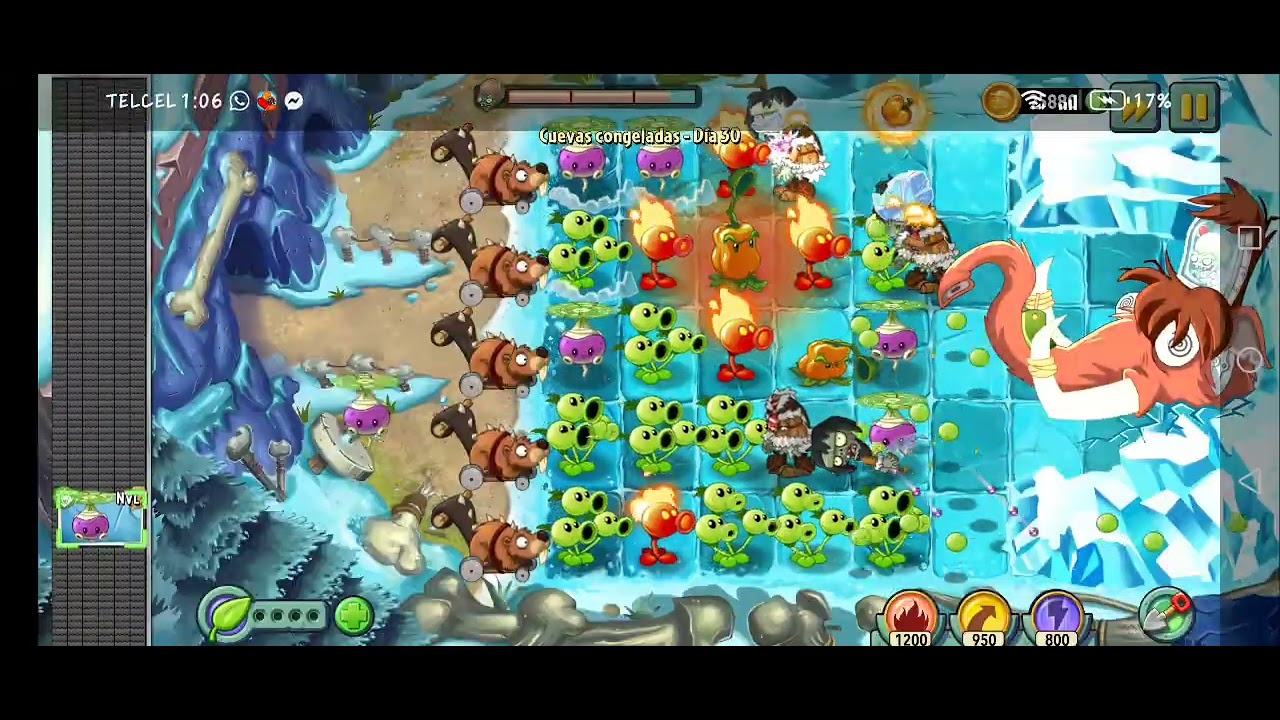 Plantas VS zombies 2{ cuevas nebadas } vos final