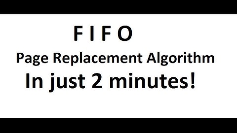 FIFO page replacement algorithm within 2minutes | Bangla Tutorial