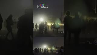 Chaotic scene after fireworks shot into crowd at Woodbine Beach on Victoria Day