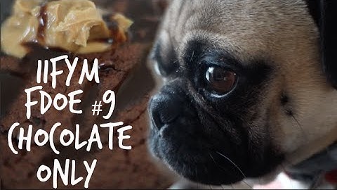 IIFYM FDOE #9: Chocolate Only... ON A CUT (105g Carbs!) - The Macro Experiment