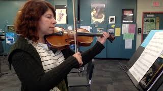 Pepperoni Pizza Rock Violin 1