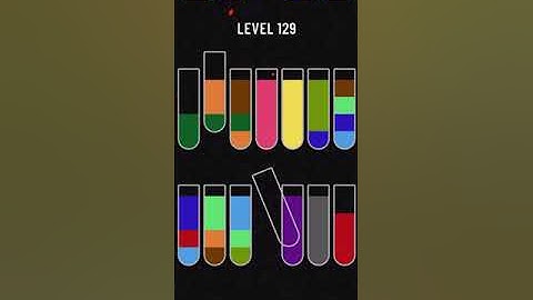 Water Sort Puzzle level 129-130