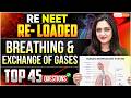 RE NEET 2026  Re- loaded | Top 45 Questions | Biology | Breathing and Exchange of Gases