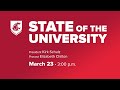 State of the university 2021