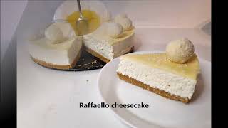 Raffaello cheesecake 🍰 bez pečenja, lagan za napravit,a okus će vas oduševiti 🍰