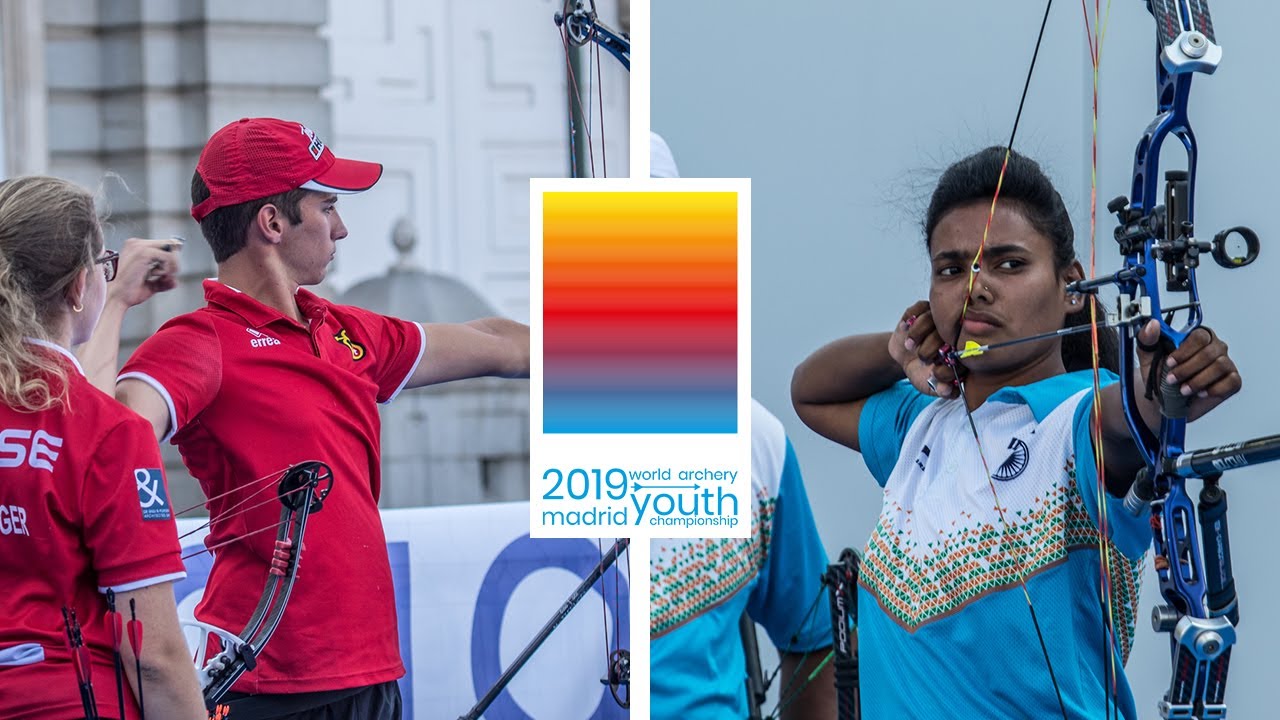 Switzerland v India compound junior mixed team gold World Archery Youth Championships 2019